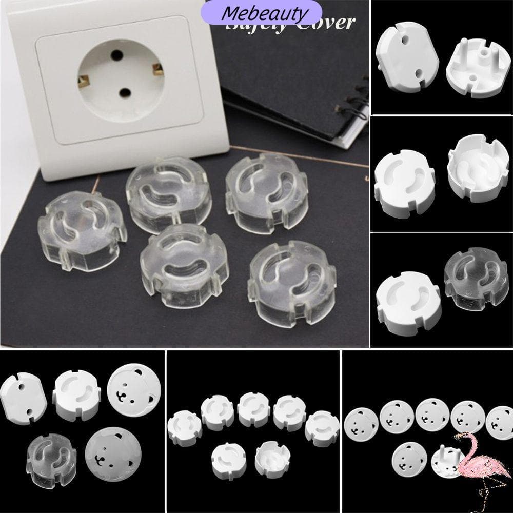 MEBEAUTYBR 10pcs Tomada De Energia Fechaduras De Segurança À Prova De Casa Protetor De Padrão Europeu