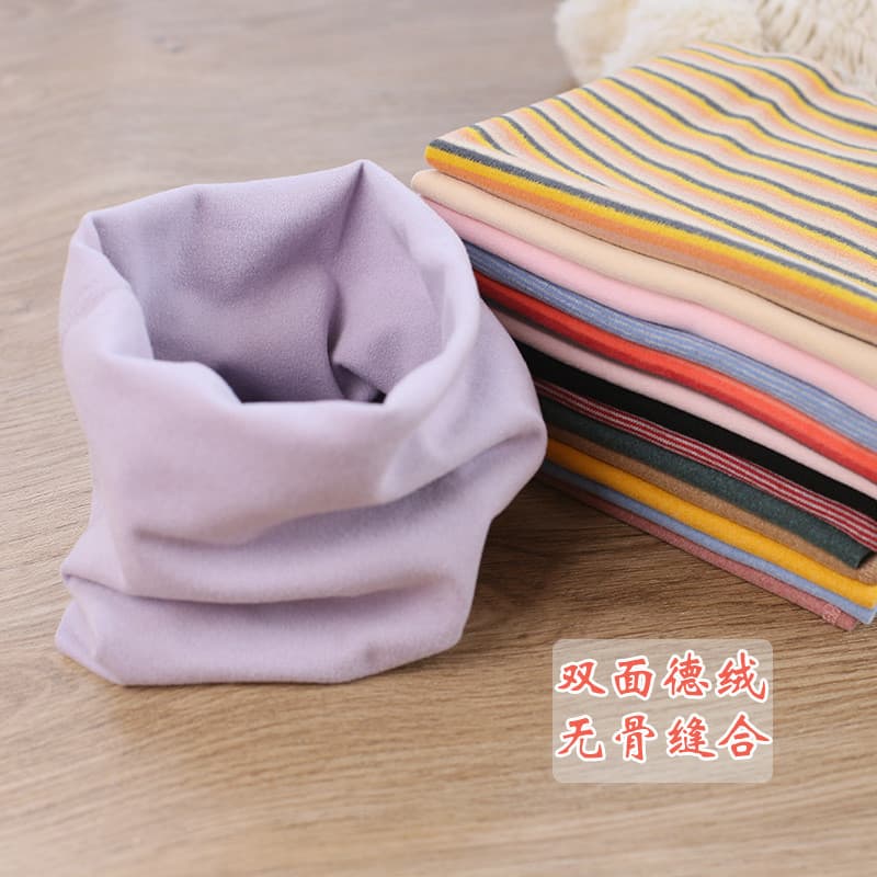 Crianças engrossado alemão veludo desossado cachecol bebê meninos meninas escovado gola quente All-Match gola alta cache