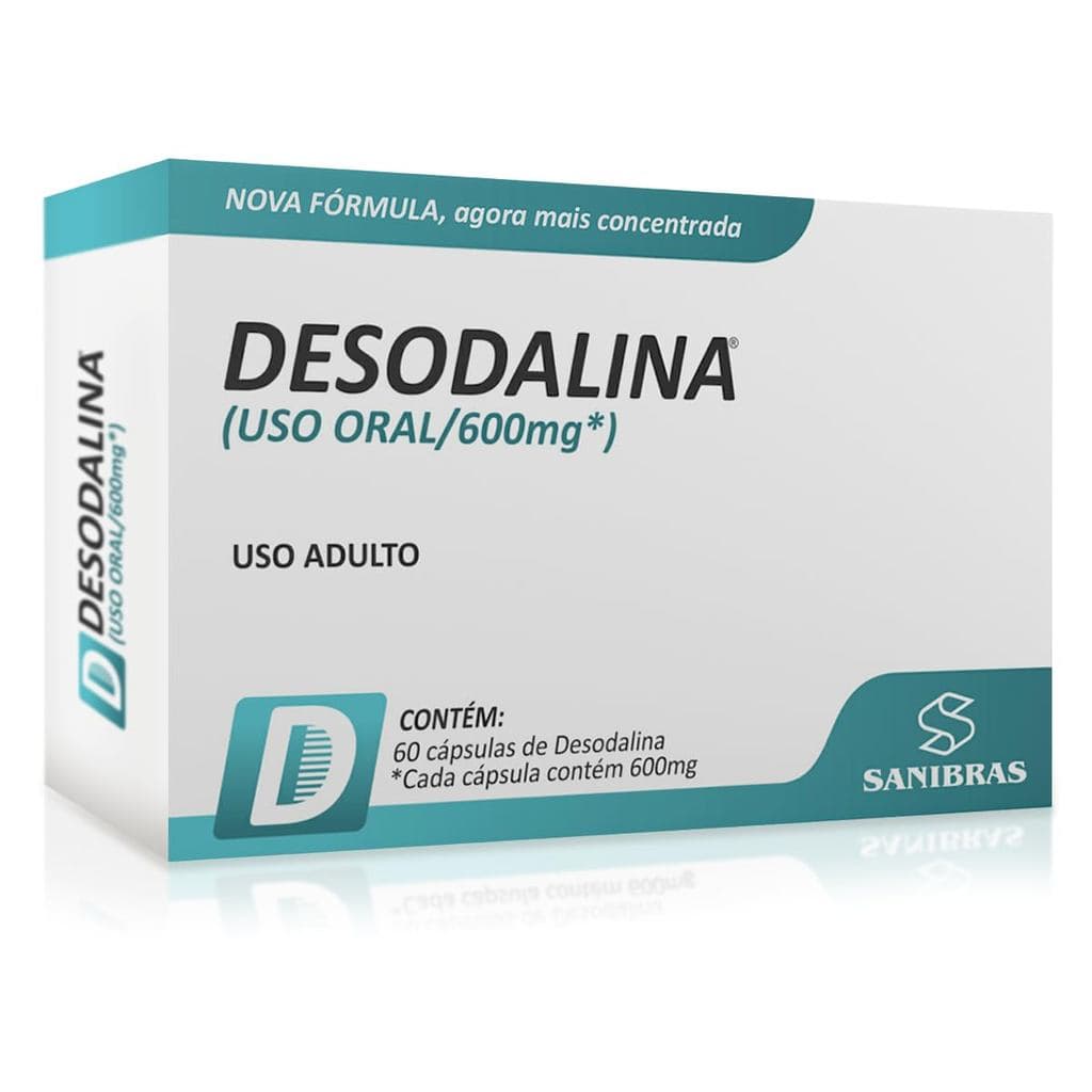 Desodalina 600mg 60 capsulas - Sanibras