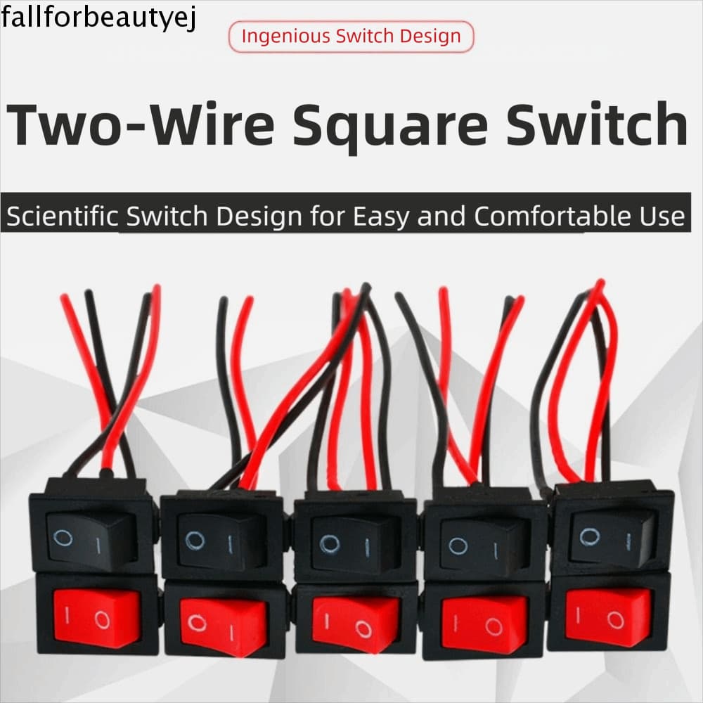 FALLFORBEAUTYEJ 10 Unidades De Interruptor De Alimentação Do Controlador , Mini Oscilante DC ON/12 Volts , Alternância D