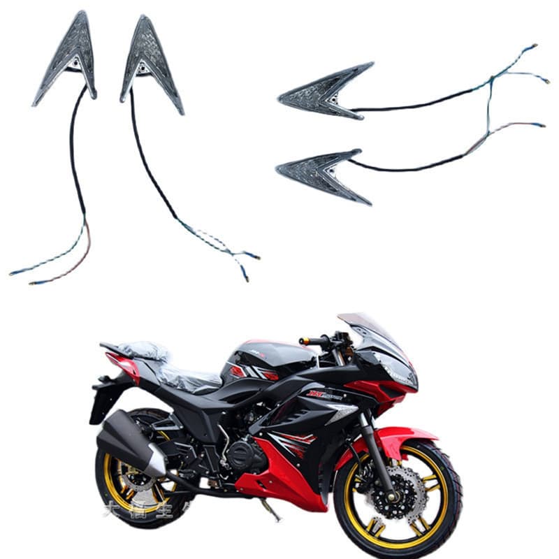 Estrada Sai motocicleta horizonte locomotiva LED peças de sinal volta doméstico R2 carro esportivo modificado acessórios