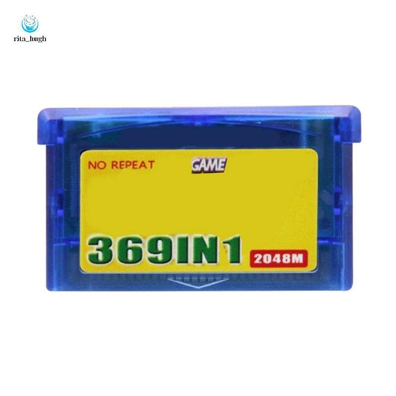 Jogo 369 Em 1 Para Cartão De Console De Videogame Avançado Combinado Inglês