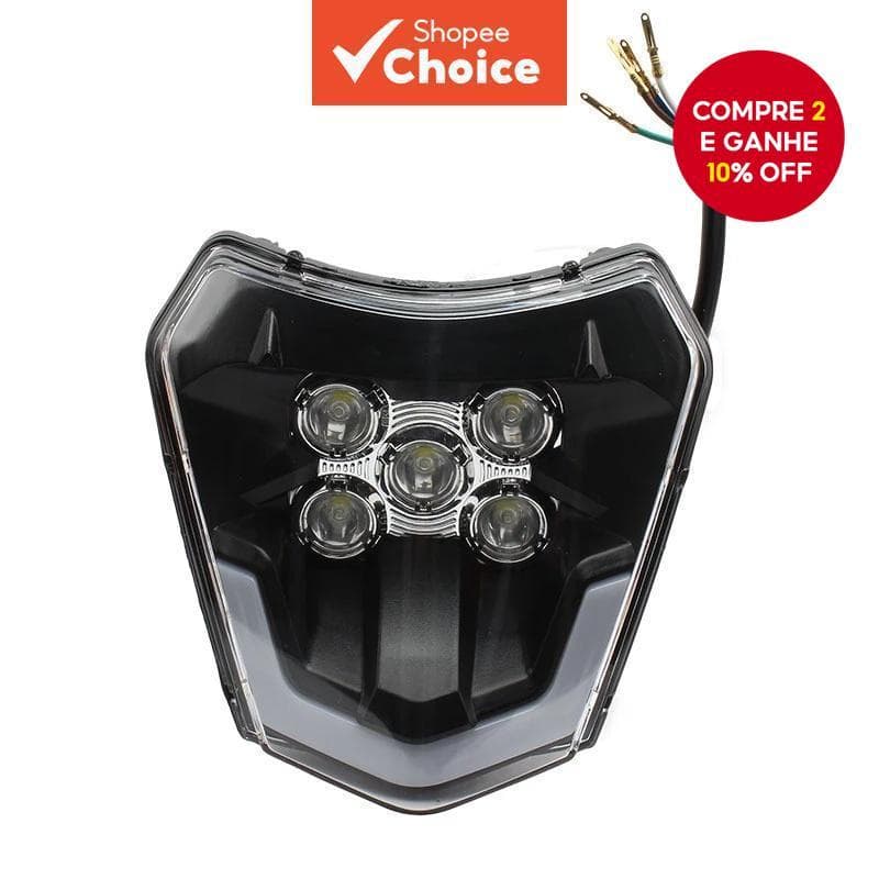  Farol LED para motocicleta para KTM Husqvarna XC SX SXF EXC XCF XCW TE FE
