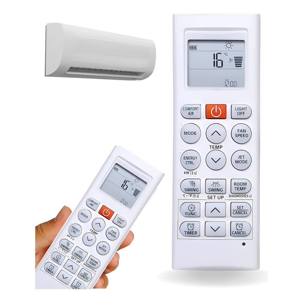 Controle Remoto Compatível com Ar Condicionado LG Inverter Split Dual