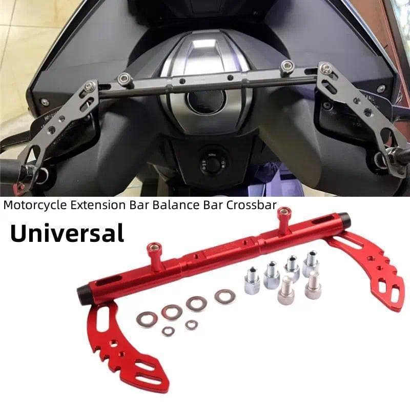 Espelho Assento Multifuncional Barra De Extensão Universal CNC Equilíbrio Transversal Volante Moto Guiador Acessórios
