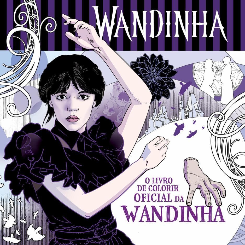 Livro O livro de colorir oficial da Wandinha - Novo DFP
