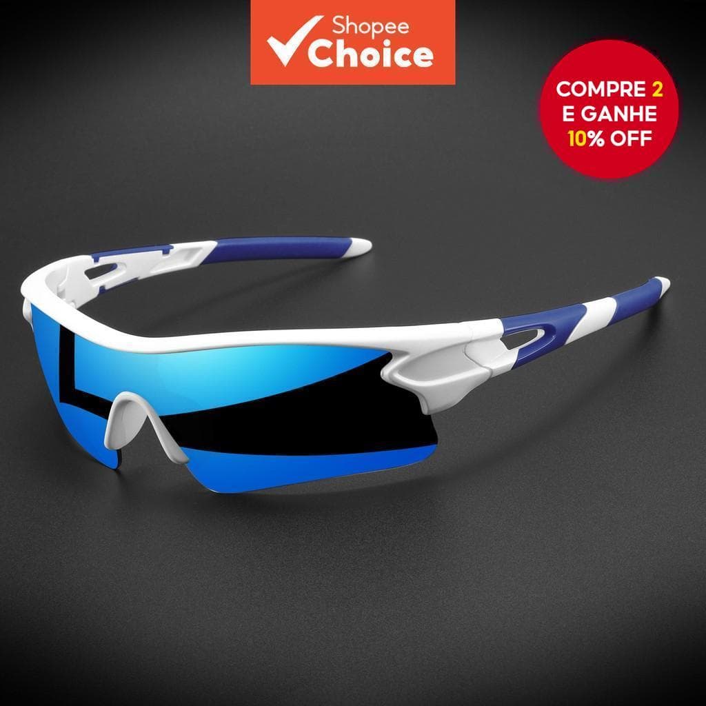 Óculos De Sol Esportivos Semi-rimless Uv400, Super Leves E Unissex, Ideais Para Corrida, Bicicleta E viagem