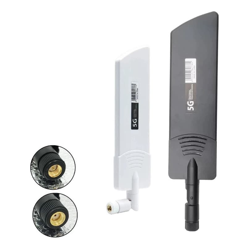 Antena Wifi 2.4 E 5.8ghz 22dbi Sma Macho Femea