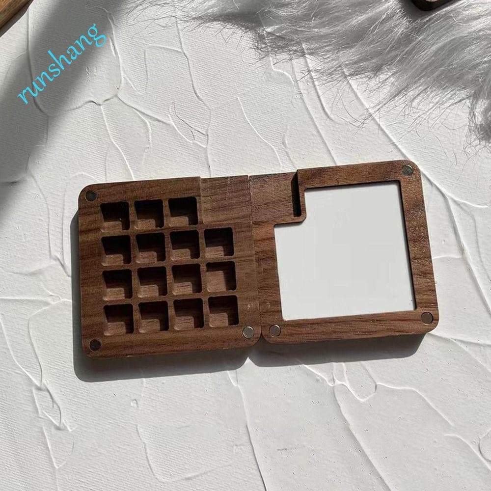 RUNSHANG Caixa De Pintura Vazia Mini Materiais De Arte Ferramenta De Esboço Em Aquarela