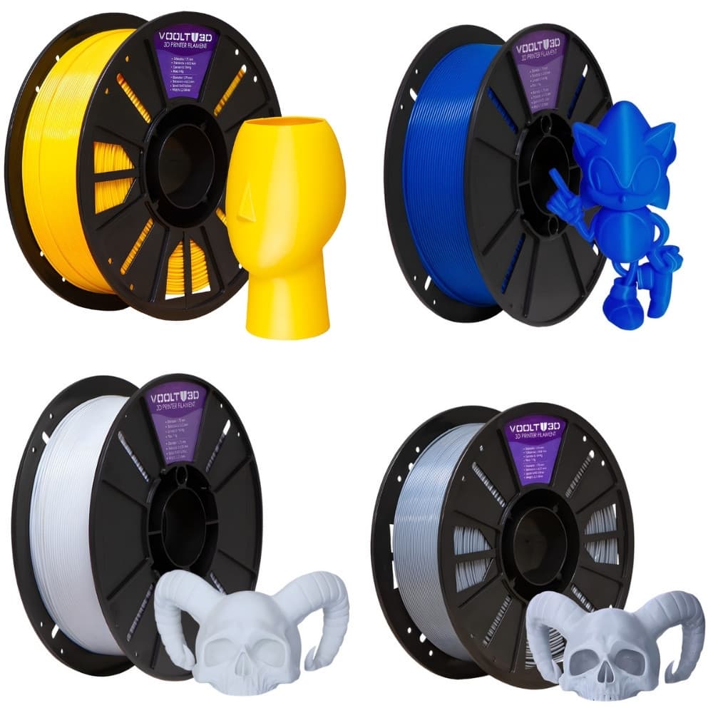 Filamento Petg Voolt 3D 1,75mm Várias Cores 1Kg