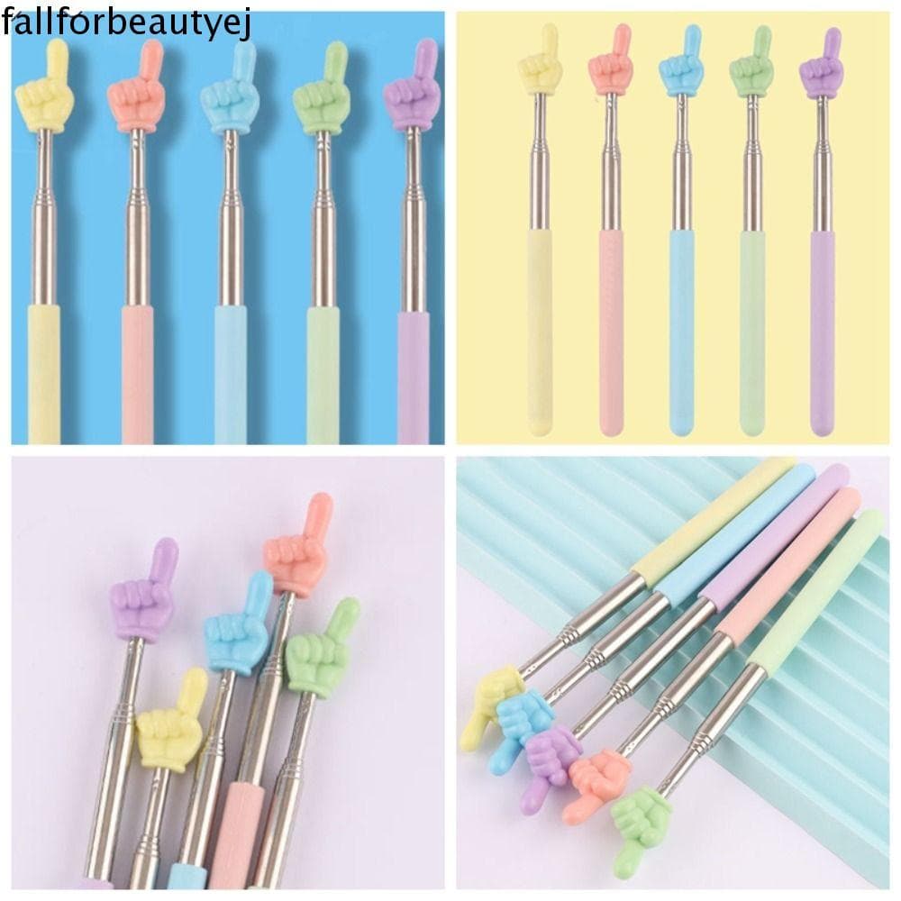 FALLFORBEAUTYEJ Ponteiro De Ensino , Guia De Leitura Retrátil Antiderrapante , Telescópico