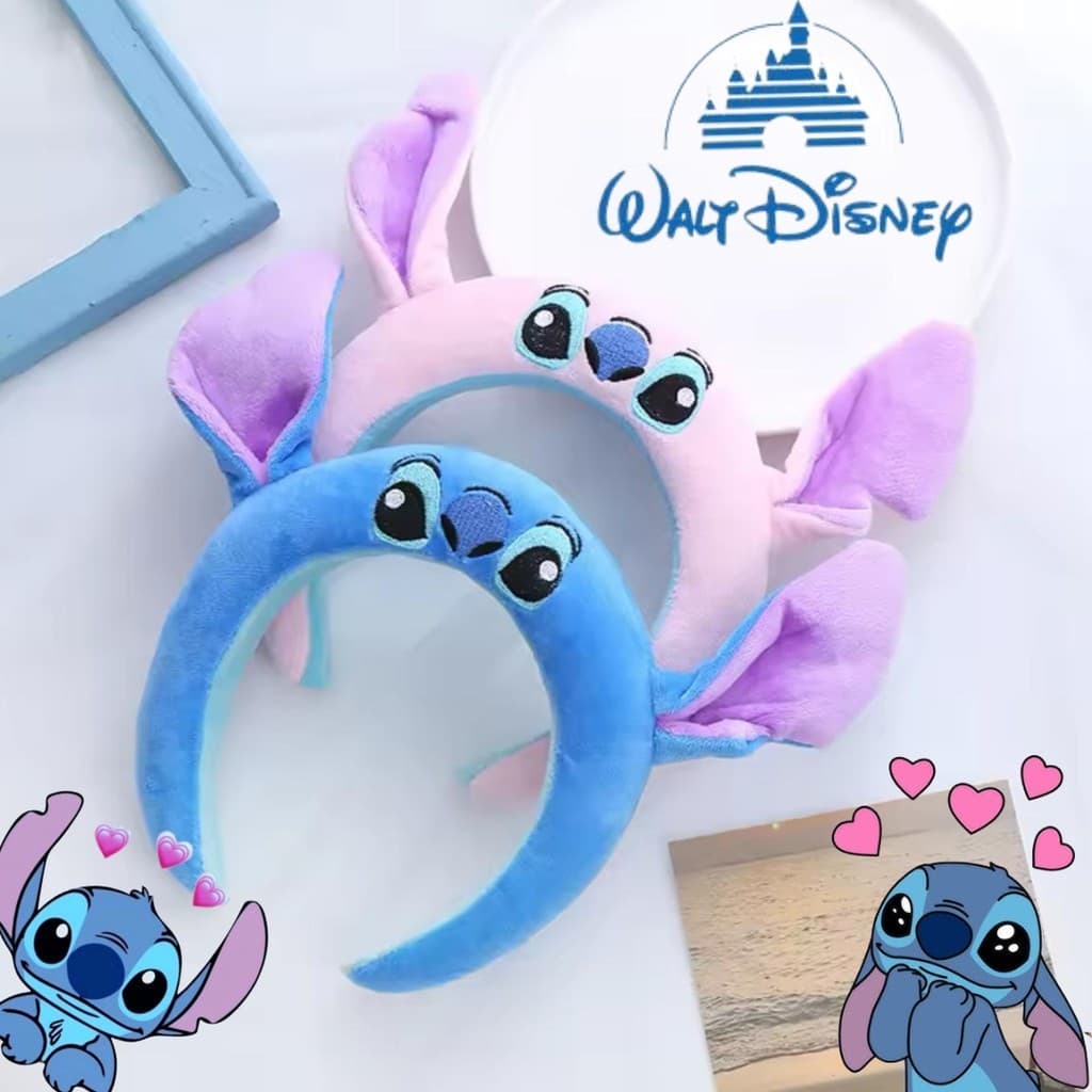 Tiara Kawaii Stitch Lilo & Stitch Desenho Animado Coroa de Pelúcia Personagem Animado Cocar
