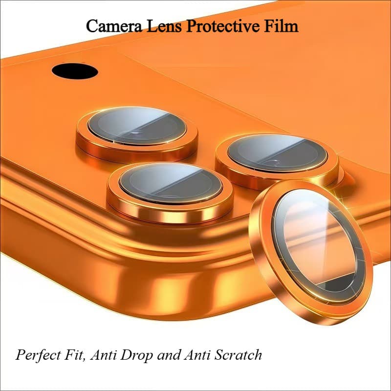 Proteção De Câmera Para iPhone 17 16 11 12 13 14 15 Pro Max Plus Lente Vidro Temperado Em Filme Protetor De Anel De Meta