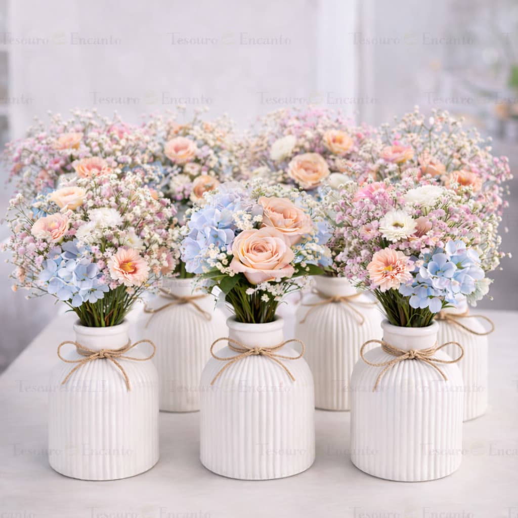 kit com 20 centro de mesa para casamento, aniversário, chá de bebê ,Aniversário de 15 Anos, Batizado