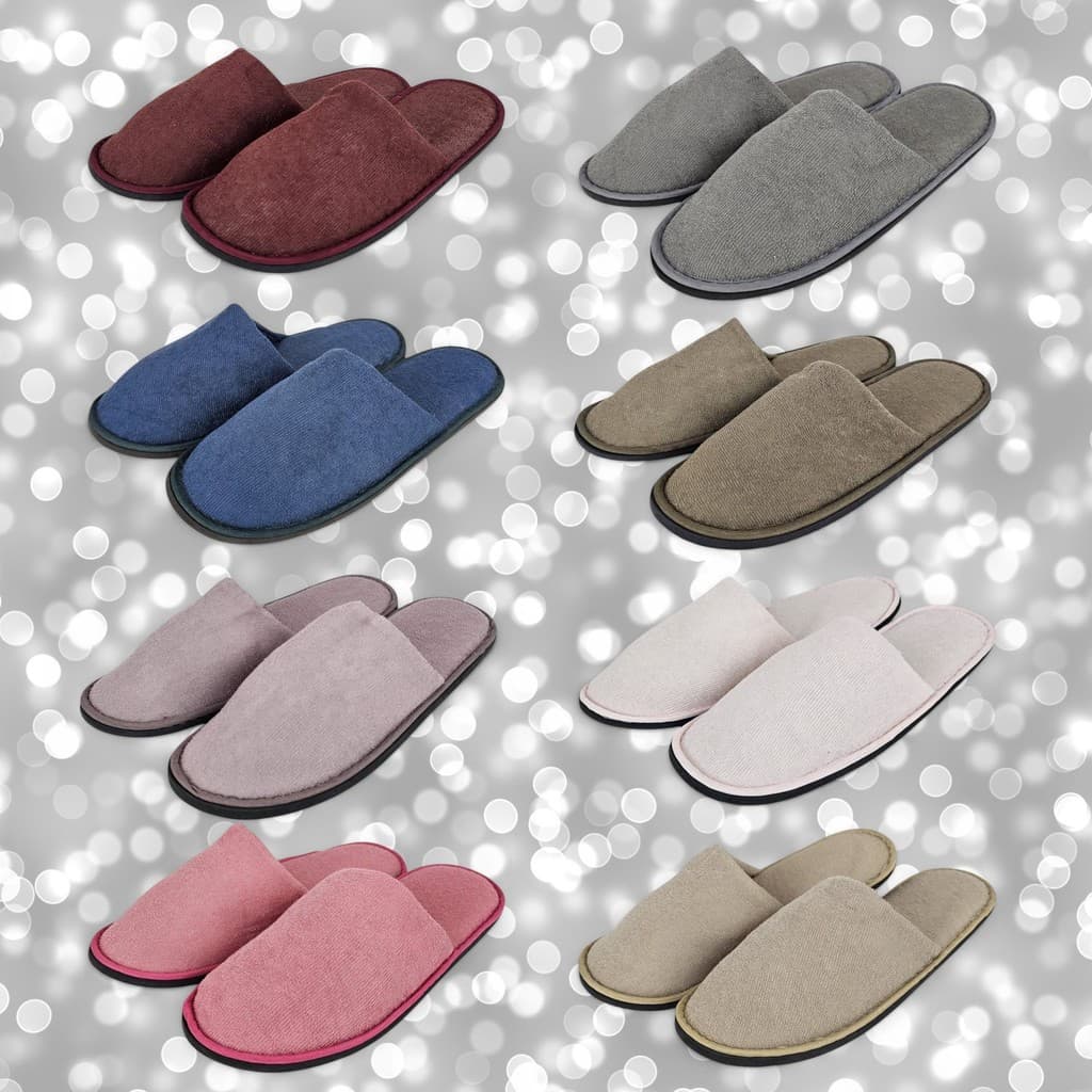 Pantufa Adulta Unissex Chinelo Forrada Color Macia Slim