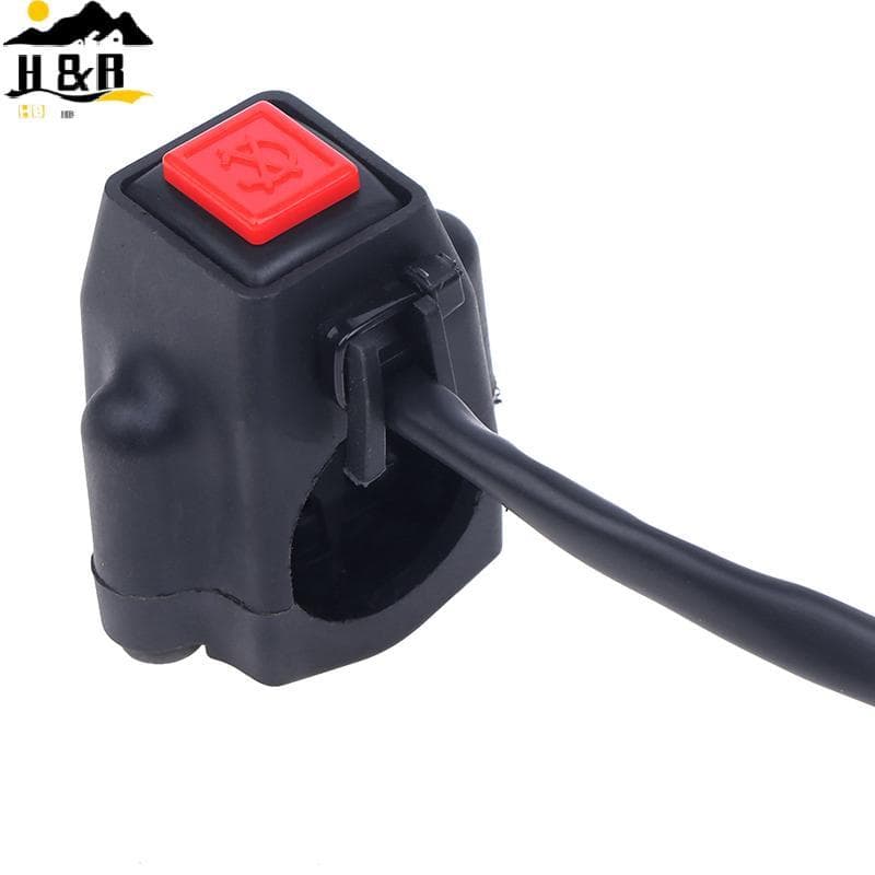 [H & B] Durável ATV Motocicleta Dual Sport Quad Start Horn Kill Off Stop Switch Button Acessórios De Moto Interruptores 