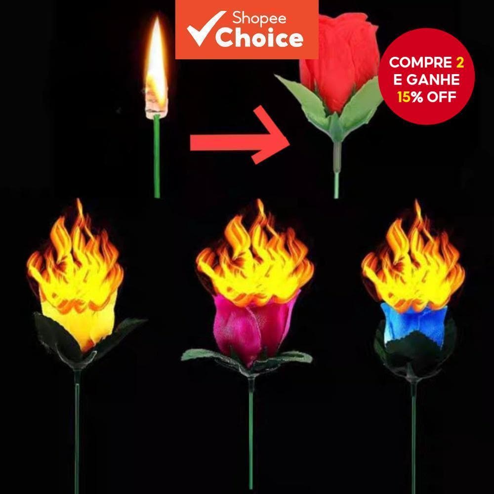 Tocha Mágica Criativa Se Transforma Em Rosas Flor Proposta De Casamento Palco Dia Dos Namorados Adereços-1Pcs