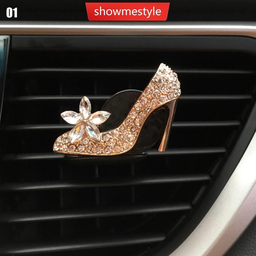 SMS Ambientador De Carro Saída Automática Perfume Clipe Decoração Difusor De K6T8