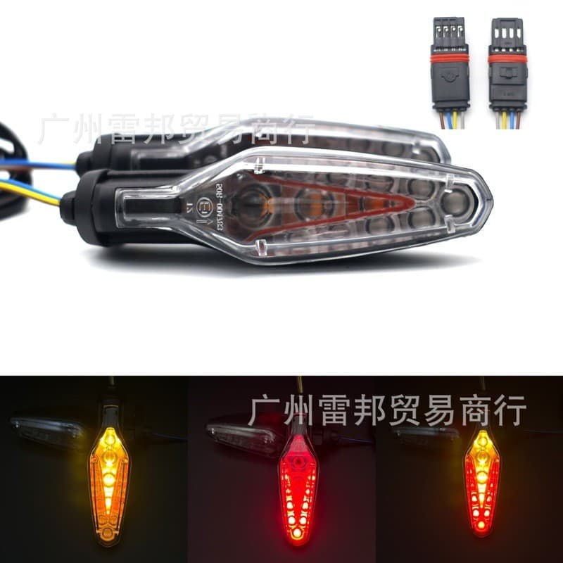 Adequado para bmw Water Bird bmw S1000RR/XR R1300GS sinal de volta LED luz acessórios modificação da motocicleta