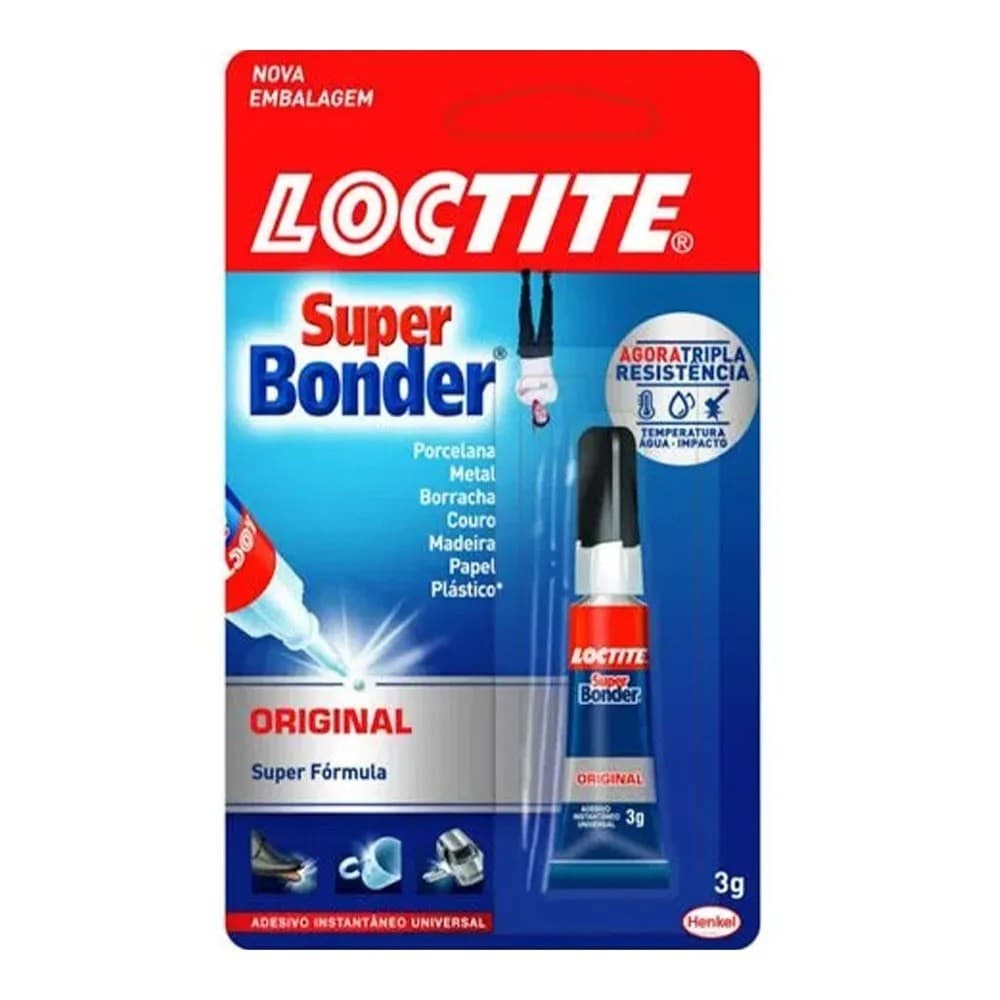 COLA INSTANTANEA SUPER BONDER LOCTITE 3g ORIGINAL