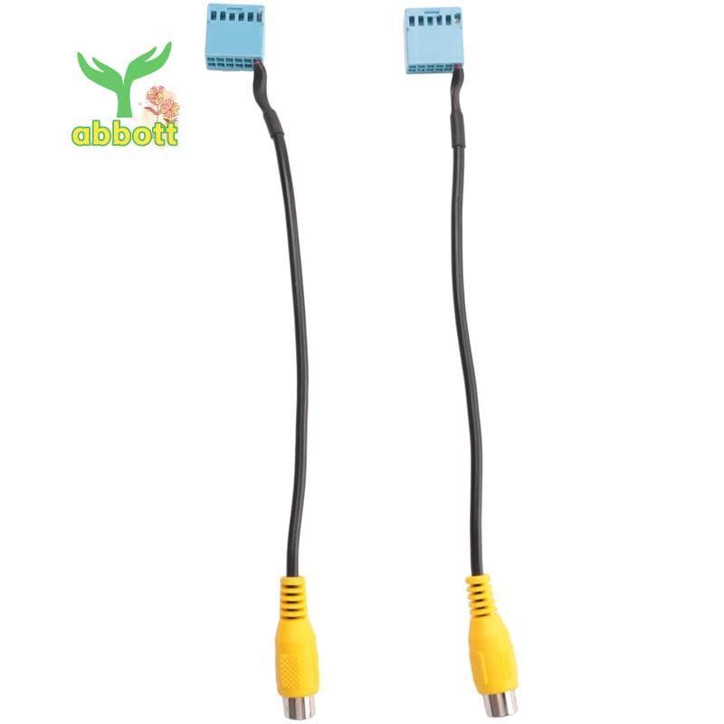 Cabo De Conversão De Câmera Reversa De Vídeo Para Carro , 2 Peças MIB Golf RCD330 RCD330G