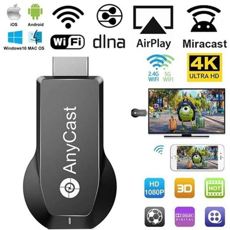 M12/M9 G2 PLUS Dongle Anycast HD 1080P HDMI Mirascreen Tela Espelho Display Sem Fio TV WiFi Airplay Receptor Miracast Fe