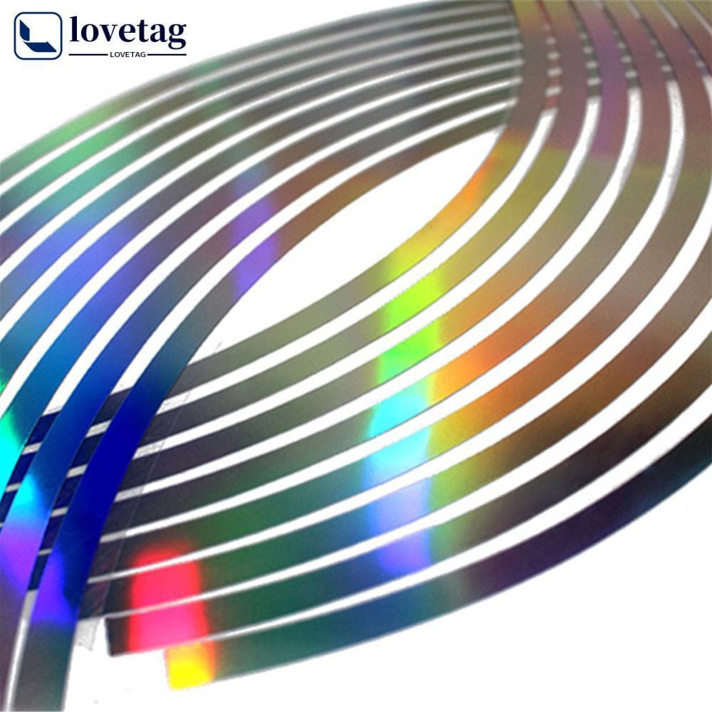 LOVETAG 16 Unidades De Fita De Aro De Roda De PVC 10/12/14/18 Polegadas Para Listras Reflexivas De Motocicleta O6T7