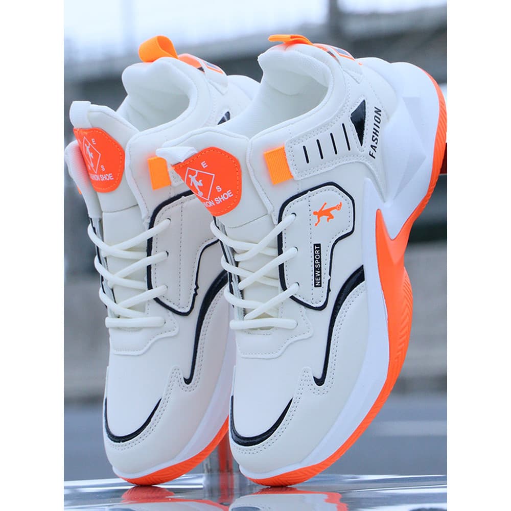 Tênis de basquete outono inverno sapatos masculinos couro impermeável Mid-Top sapatos Anti-deslizamento resistente ao de