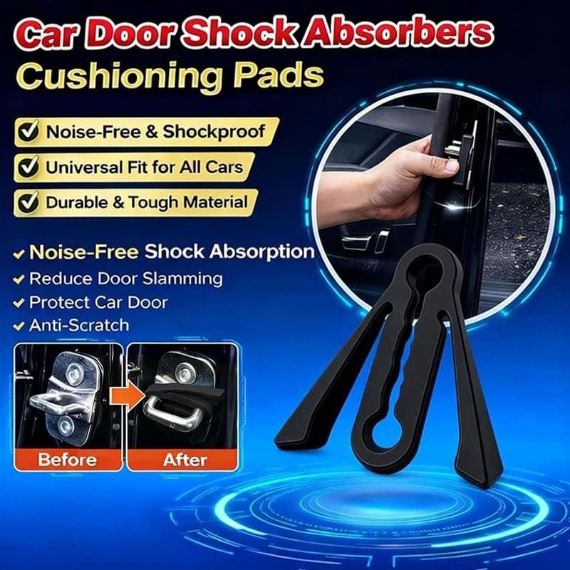 Amortecedor De Porta De Carro , Adesivo De Alta Elasticidade , Trava Silicone , Capa Protetora , Fechadura Som