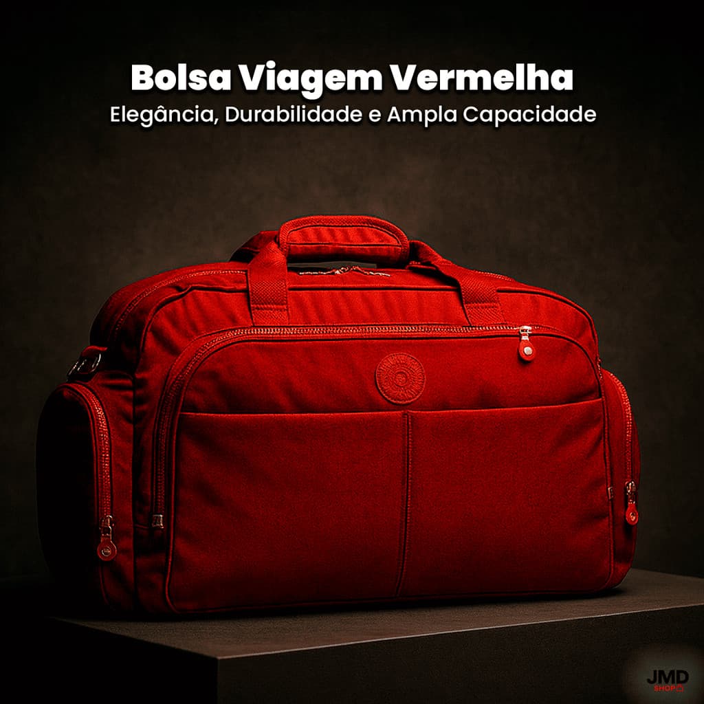 Mala Bolsa Versátil com Alça de Mão e Alça Transversal