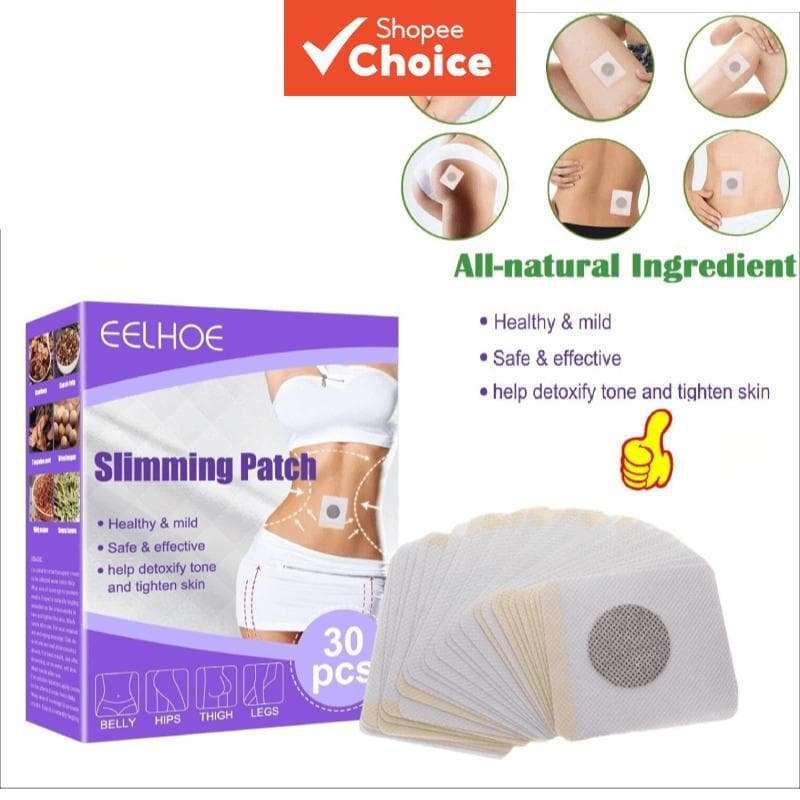 Adesivos De Umbigo Para Emagrecimento Desintoxicante 30 Unidades/Caixa-Poderosos Queima De Gordura E Perda De Peso , Tei