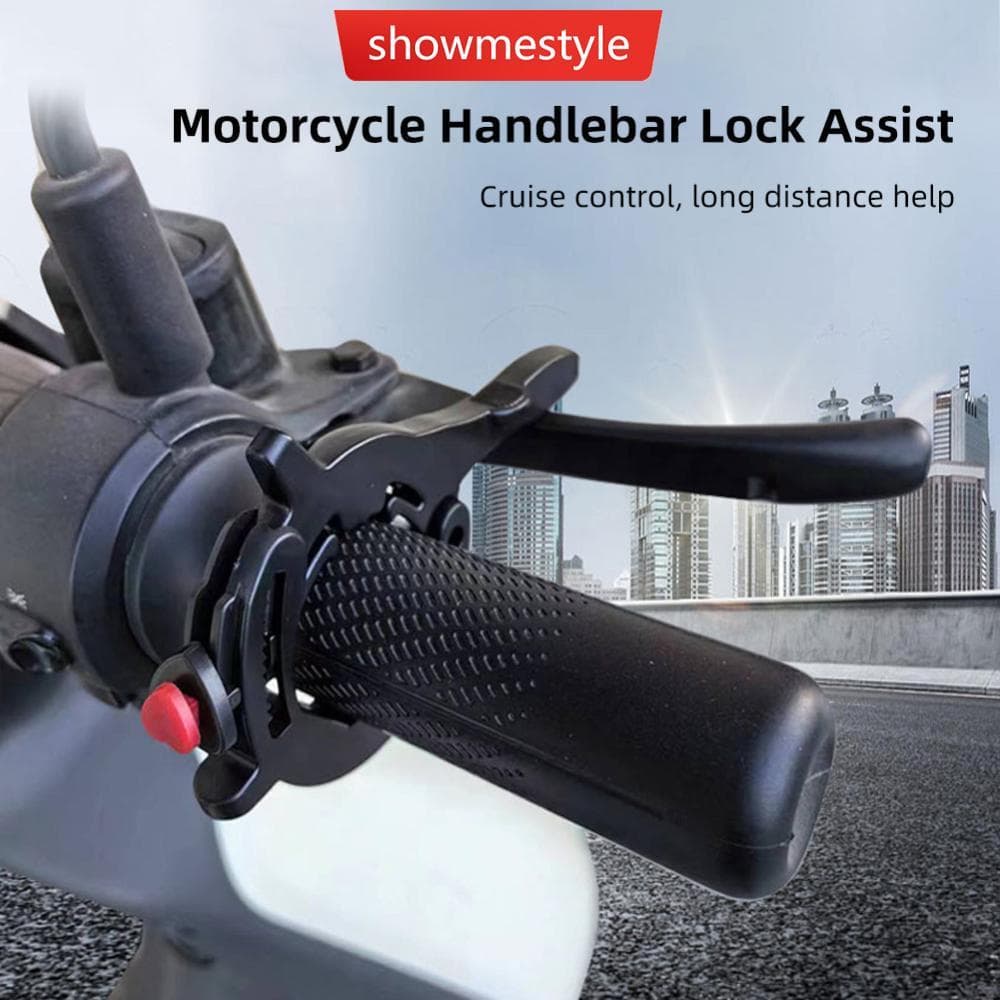 SMS Universal Motocicleta Controle De Cruzeiro Bloqueio Do Acelerador Auxiliar Guiador Alumínio Retentor Aperto Pulso Li
