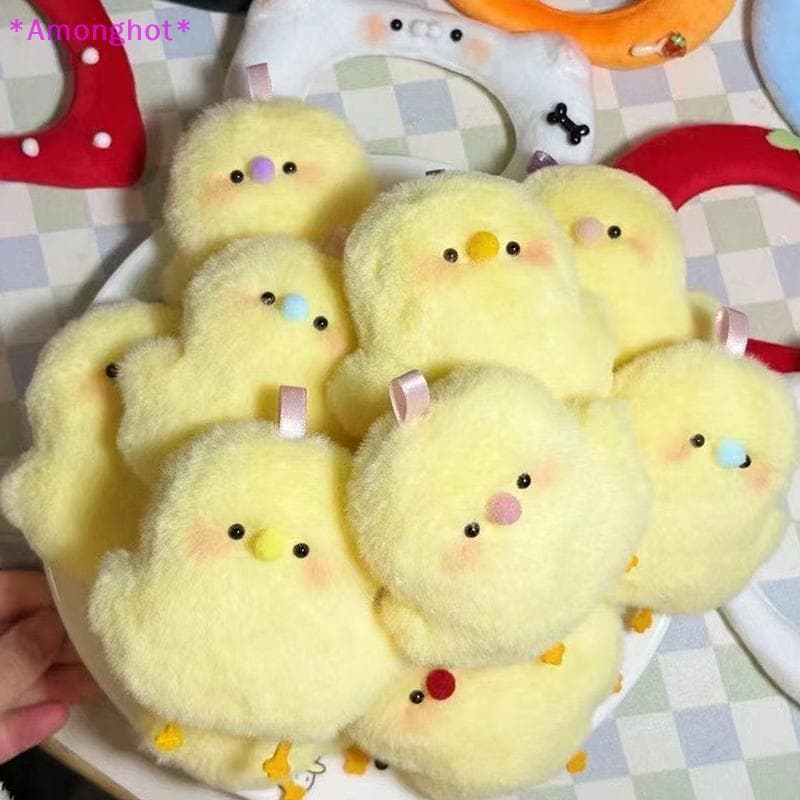 Entrehot > 1/2 Pçs Bonito Pequeno Amarelo Chien Pingente Brinquedo De Pelúcia Boneca Net Vermelho Chi Mini Saco Chaveiro