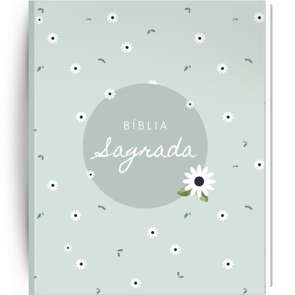 Bíblia Sagrada | NVI | Floral Azul