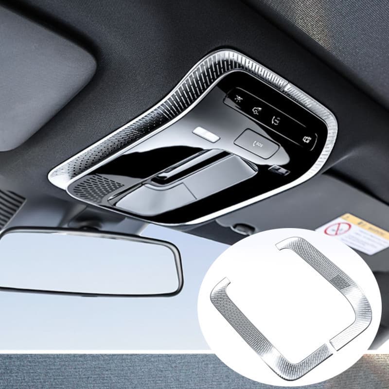 Painel De Luz De Leitura Quadro Capa Áudio Do Carro Alto-Falante Guarnição Acessórios Para Mercedes Benz C GLC Classe EQ