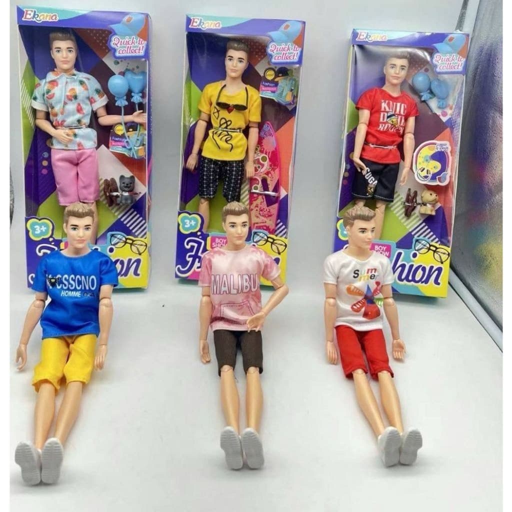 Boneco ken  Modelos Articulados com acessórios diversos
