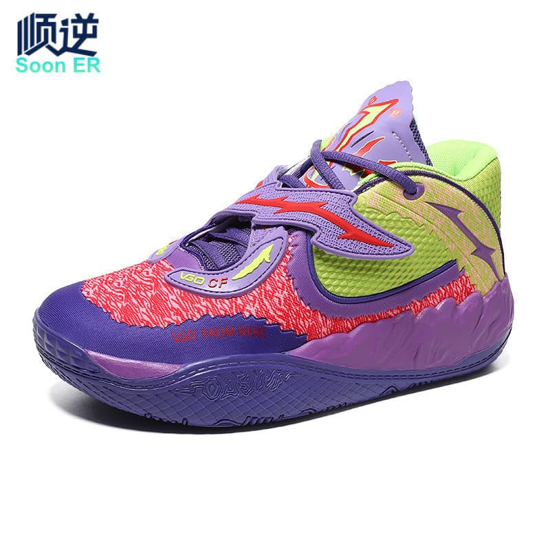 Homens Mulheres Tênis de Basquete Velcro MD Sola de Borracha Tênis Tênis