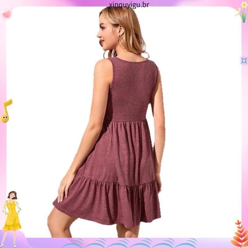 Kit 3 Vestido Alcinha Diversas Cores Viscolycra Premium Alças Transpassado Casual Grávida Amamentar