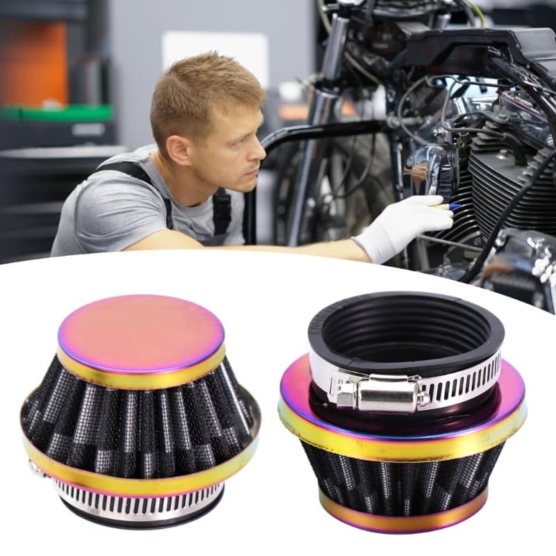 Filtro Ar Execução Li * Para Motocicletas Base Mistura Alumínio Aumenta Restrita E Acústica Disti