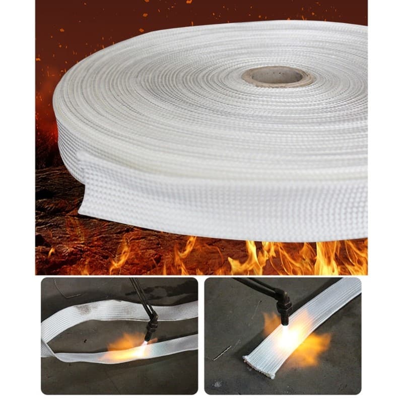 Envoltório Isolamento Mangueira Fibra Vidro Exaustão Estone Térmico 1 M Comprimento