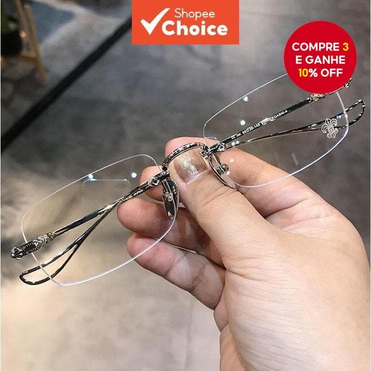 Óculos Anti-Luz Azul 2025 Modernos-Design Ultraleve Sem Aro Para Mulheres E Homens