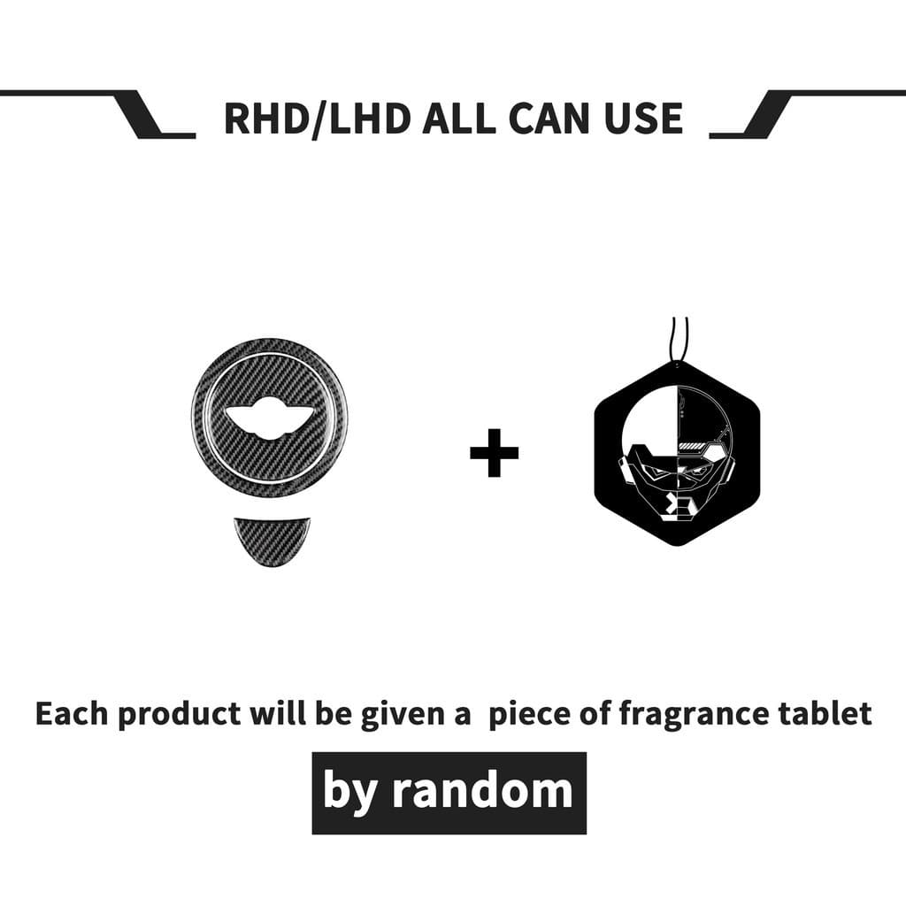 Adequado para 07-13 R55BMW/MINI R chassi volante de fibra carbono decoração adesivos acessórios modificação do carro