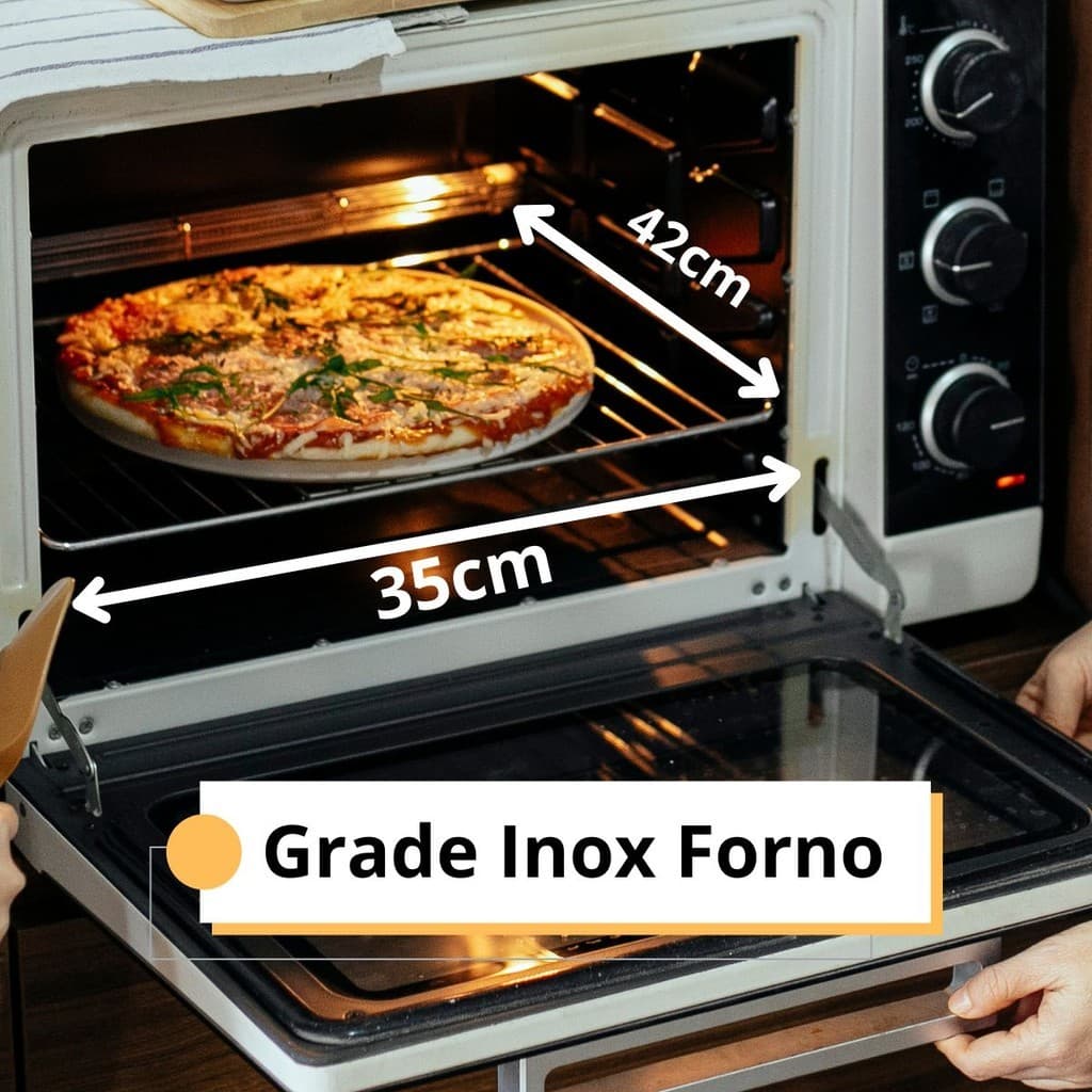 Grade Forno Layr 35x42cm – Inox de Qualidade