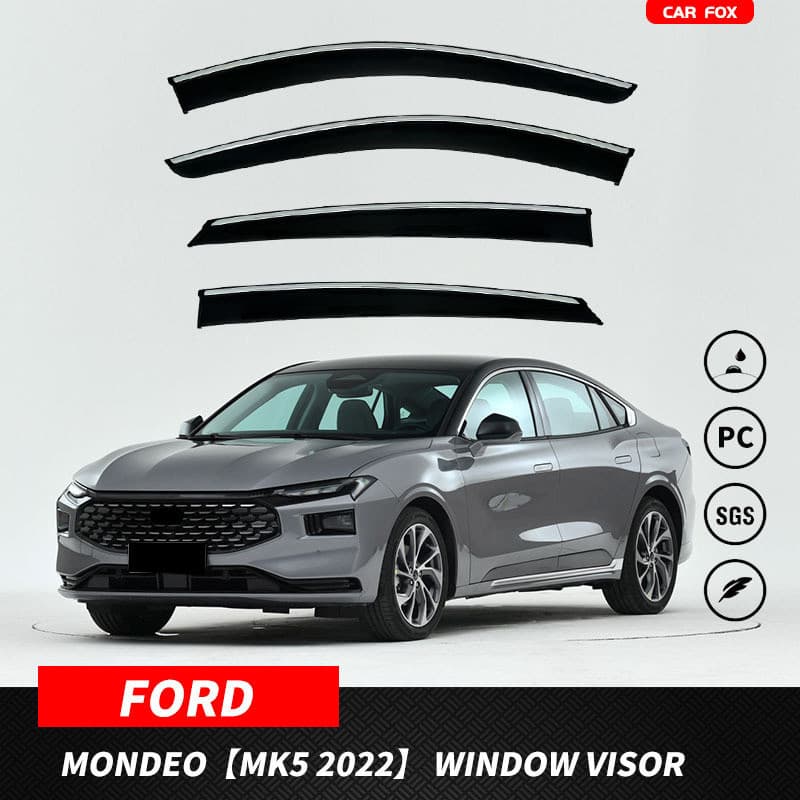 Adequado para janela mondeo à prova de chuva placa defletor de janela lateral mondeo viseira de janela pronto estoque ve