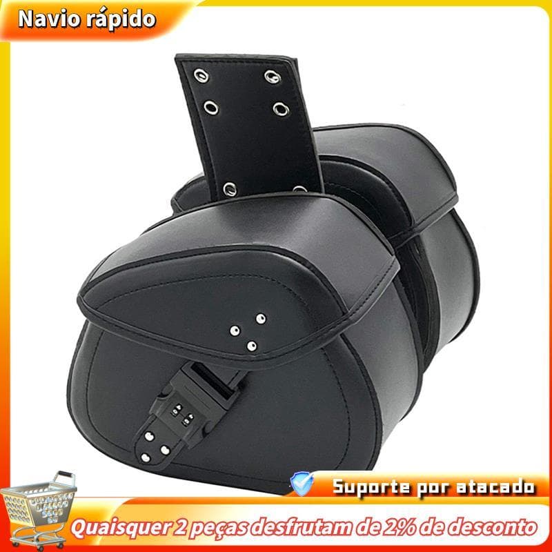 Universal Para Moto Cruiser Motocicleta Alforjes Lado Ferramenta De Armazenamento Sela Sacos Grande Capacidade Bolsa Blo