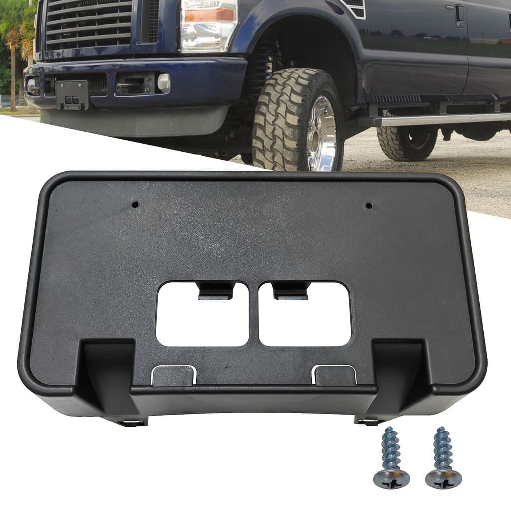 Para 2008-10 Ford F250 F350 Super Duty Suporte De Placa De Etiqueta De Licença Frontal