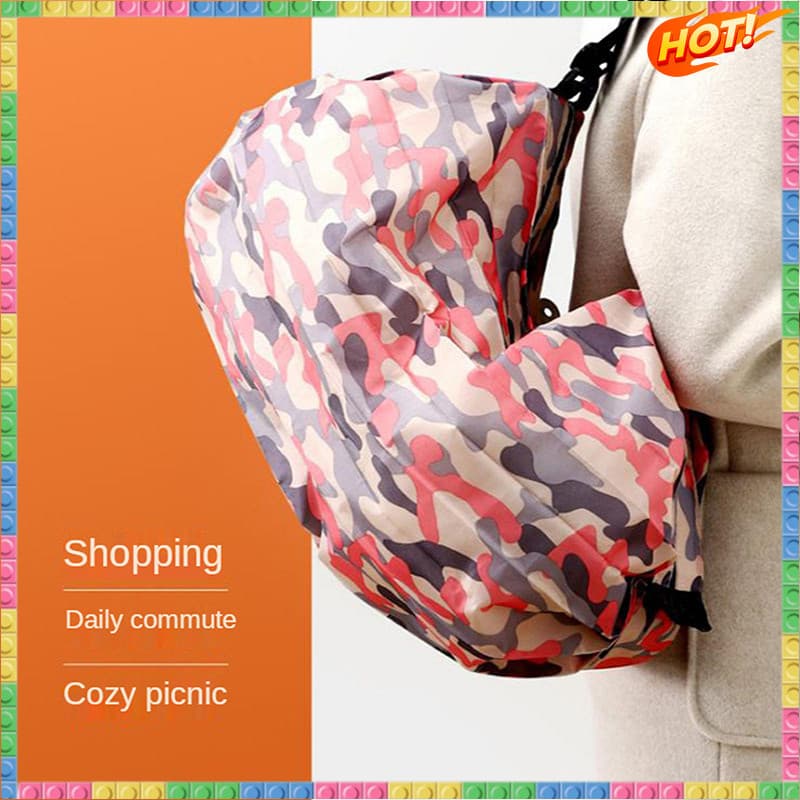 1PC Reutilizável Dobrável Saco De Compras Feminino Portátil Sacola De Armazenamento Eco-friendly Bolsa < GQ11 >