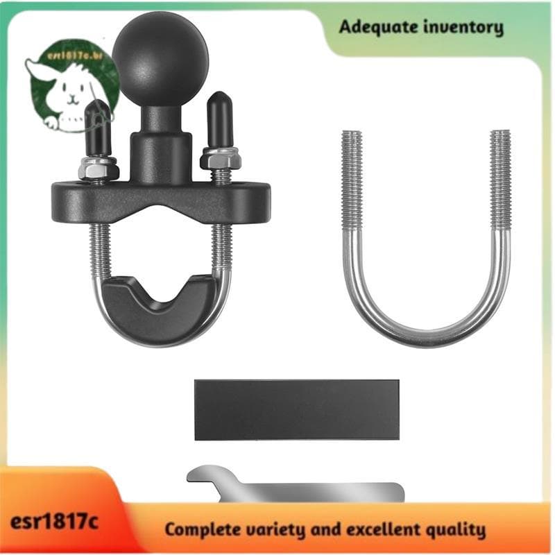 1 Polegada Adaptador De Montagem De Cabeça Esférica U-Parafuso Motocicleta Guiador Suporte De Haste De Trilho De Bicicle