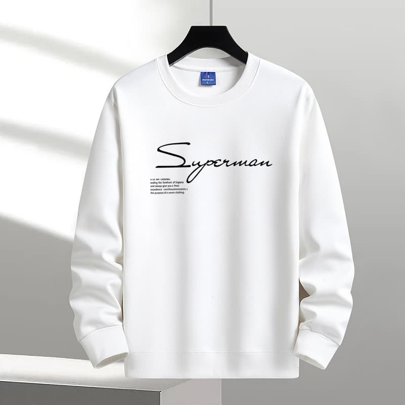 Outono inverno forro de lã engrossado sem capuz em torno do pescoço moletom masculino solto tamanho grande primavera out