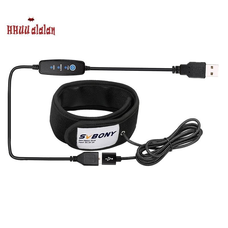 Aquecedor De Lente USB DSLR , Tira Aquecedora De Orvalho Para Telescópios E Da Câmera , Controle De Temperatura ,